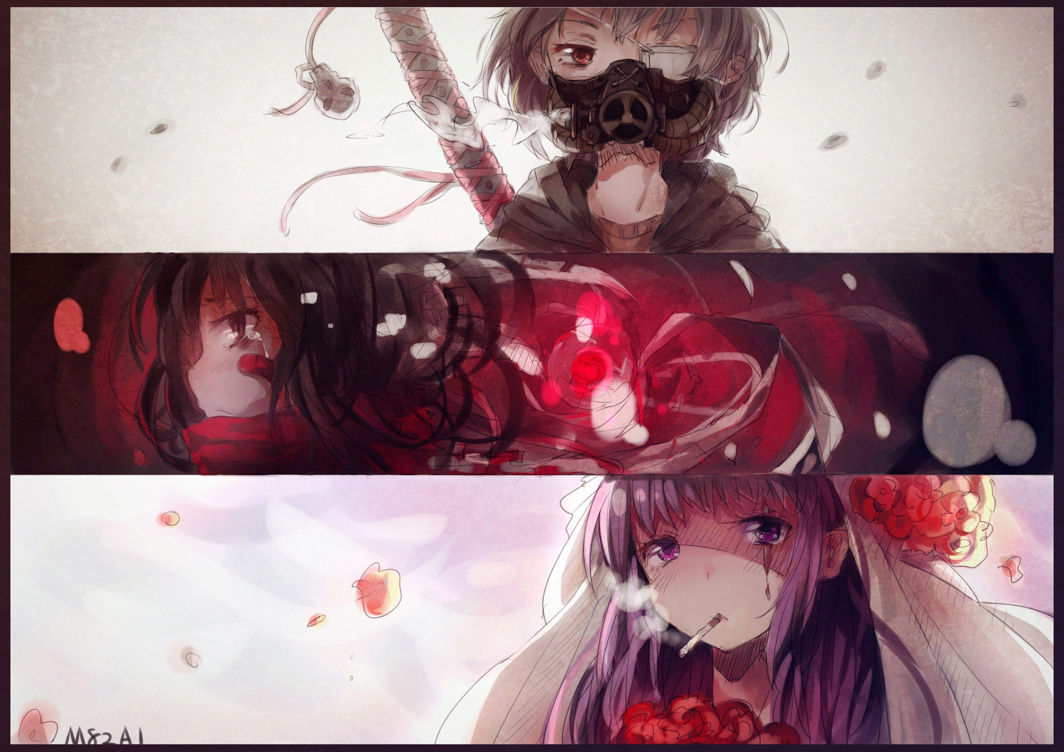 3577x2530 hair, purple eyes, anime girls .sf.co.ua