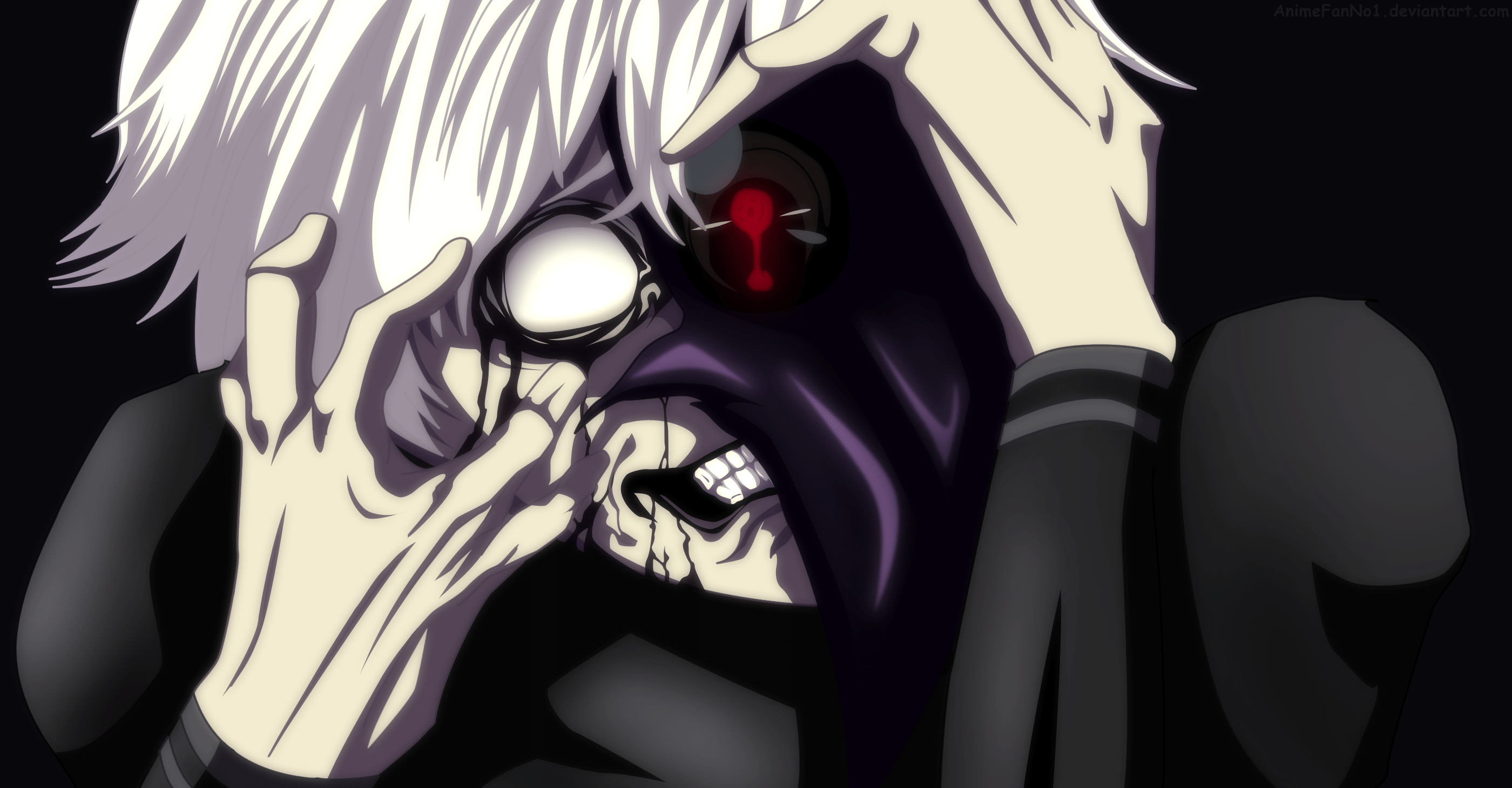 2800x1460 Anime Wallpaper Boy Mask