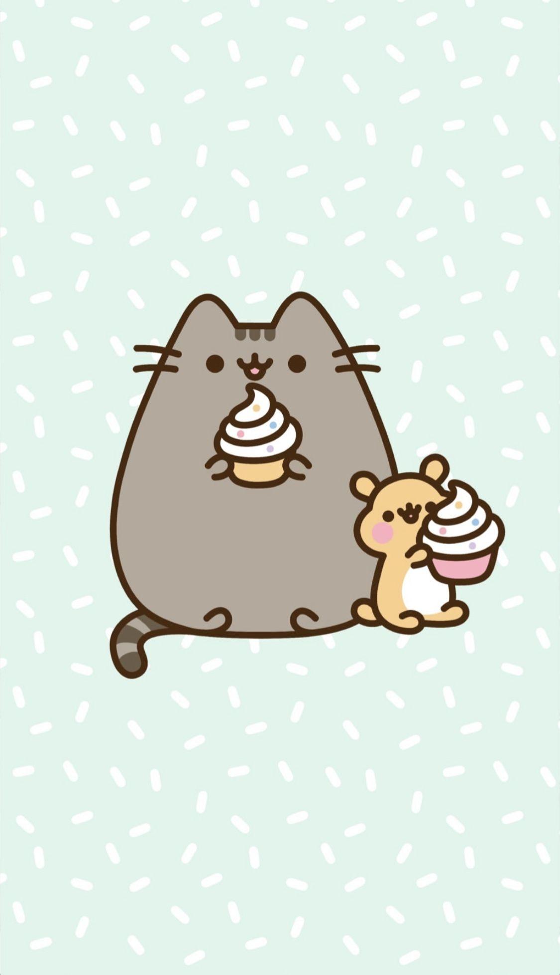 Pusheen Wallpaper  Download to your mobile from PHONEKY