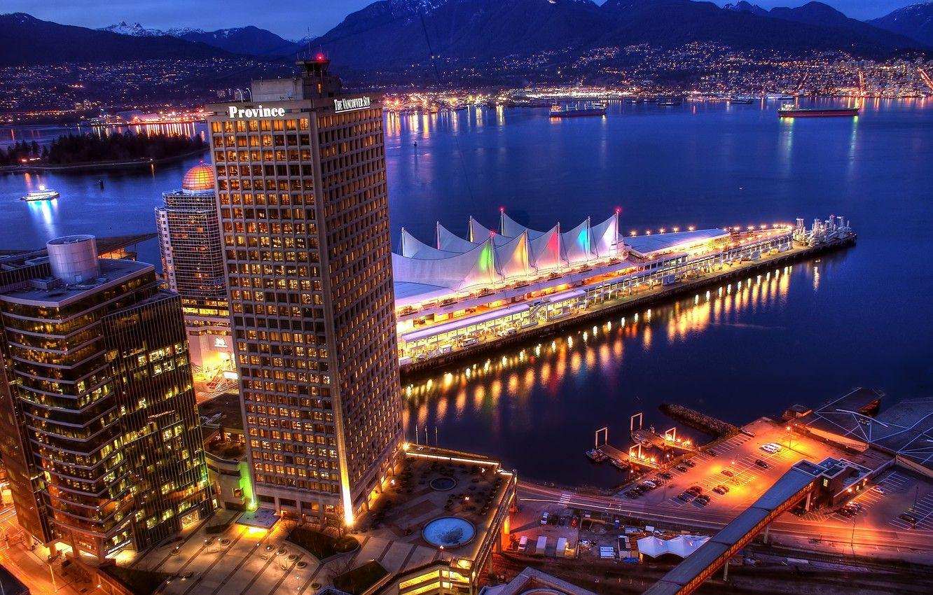 1332x850 Wallpaper sea, mountains, the city .