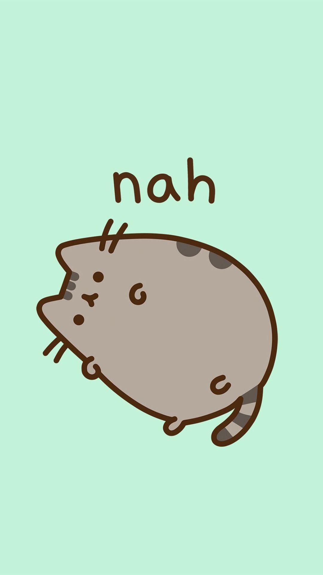 1080x1920 Cute Pusheen Cat Wallpaper .line.