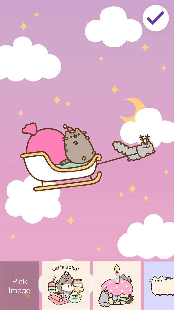 720x1280 Cute Pusheen Cat Wallpaper HD PIN Lock .