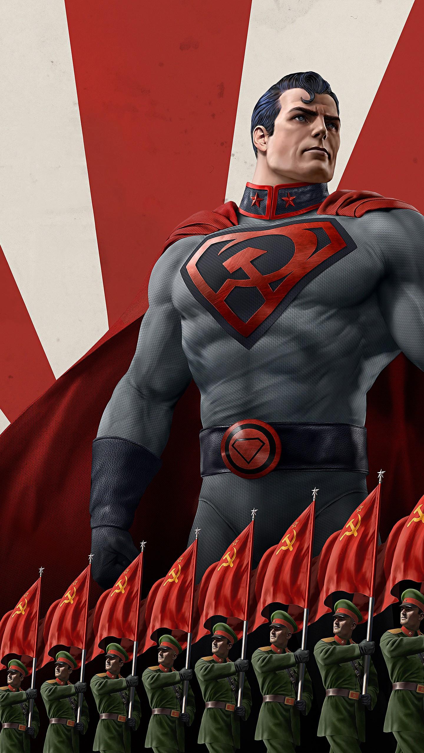 1440x2560 Superman Red Son 2020 Movie Wallpaper .