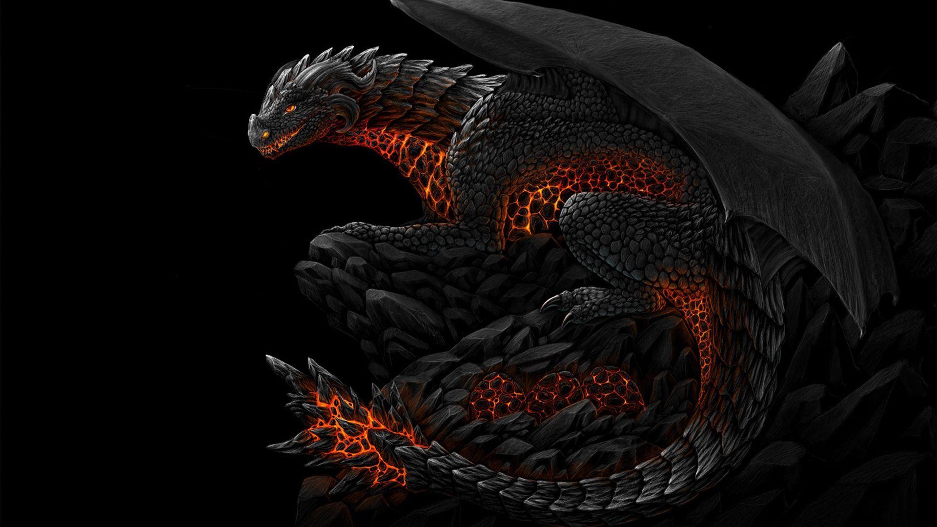 1920x1080 Black Dragon Phoenix