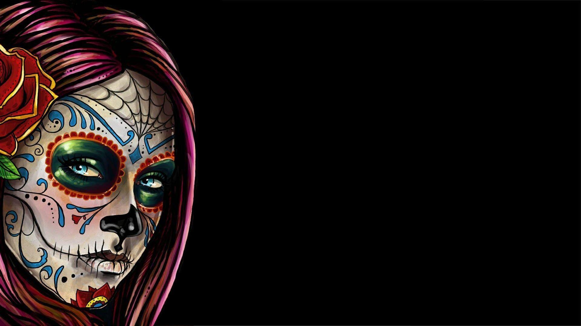 1920x1080 Cool Wallpaper for PC Skull .line.