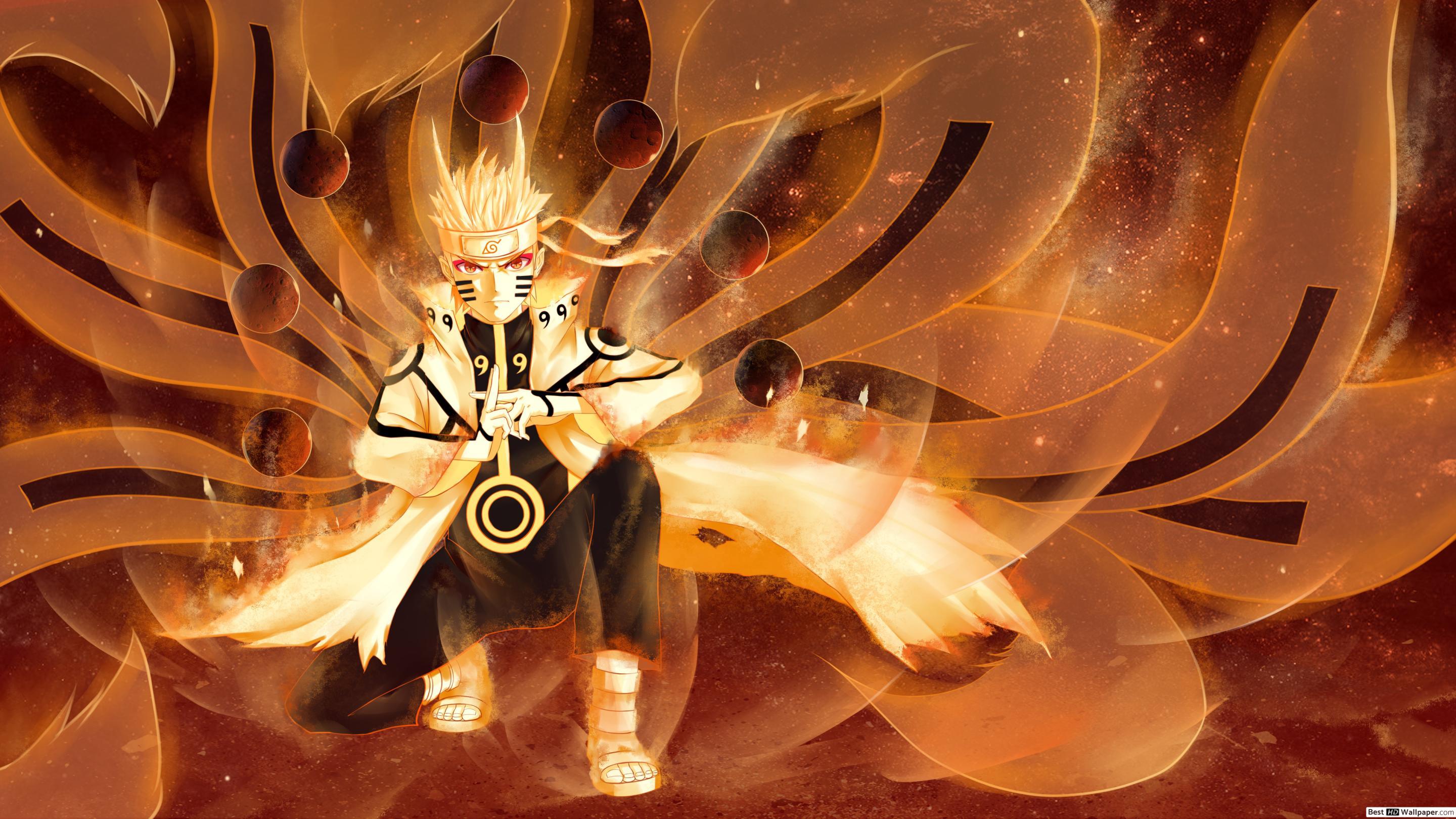 2880x1620 Naruto 9 Tails Wallpaper