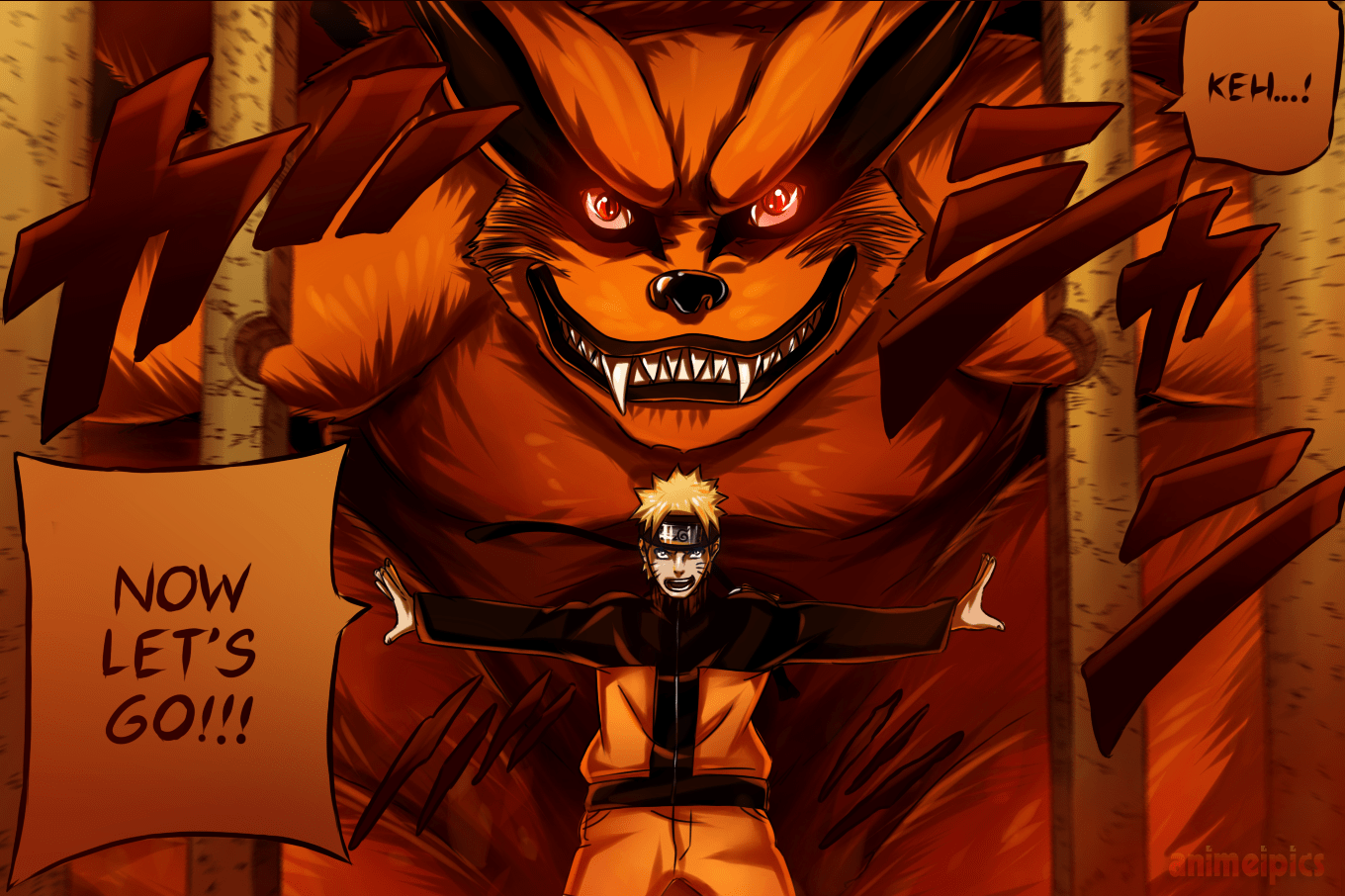 1360x906 Nine Tails Naruto Wallpaper .