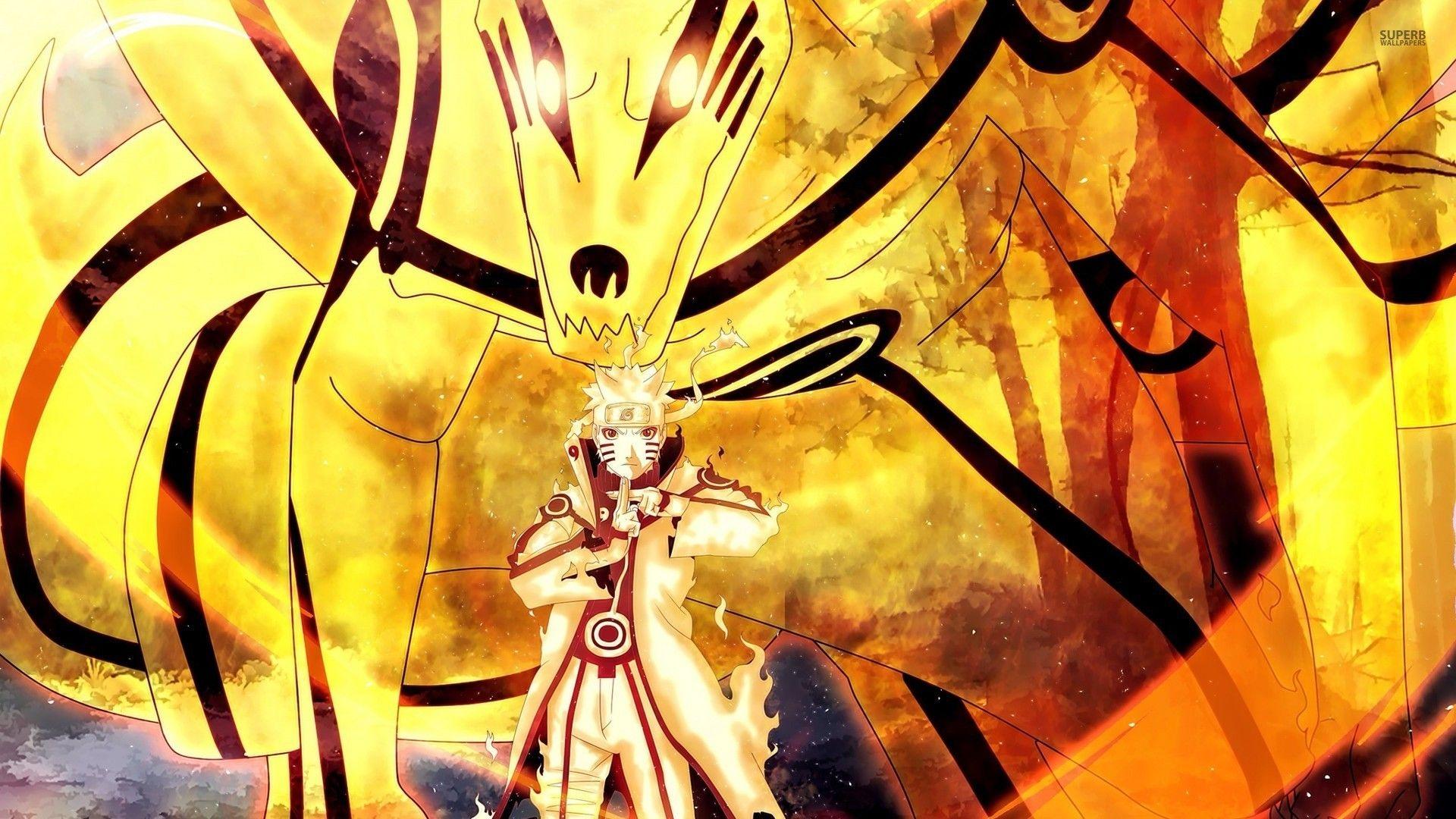 1920x1080 Naruto Nine Tailed Fox Wallpaper .