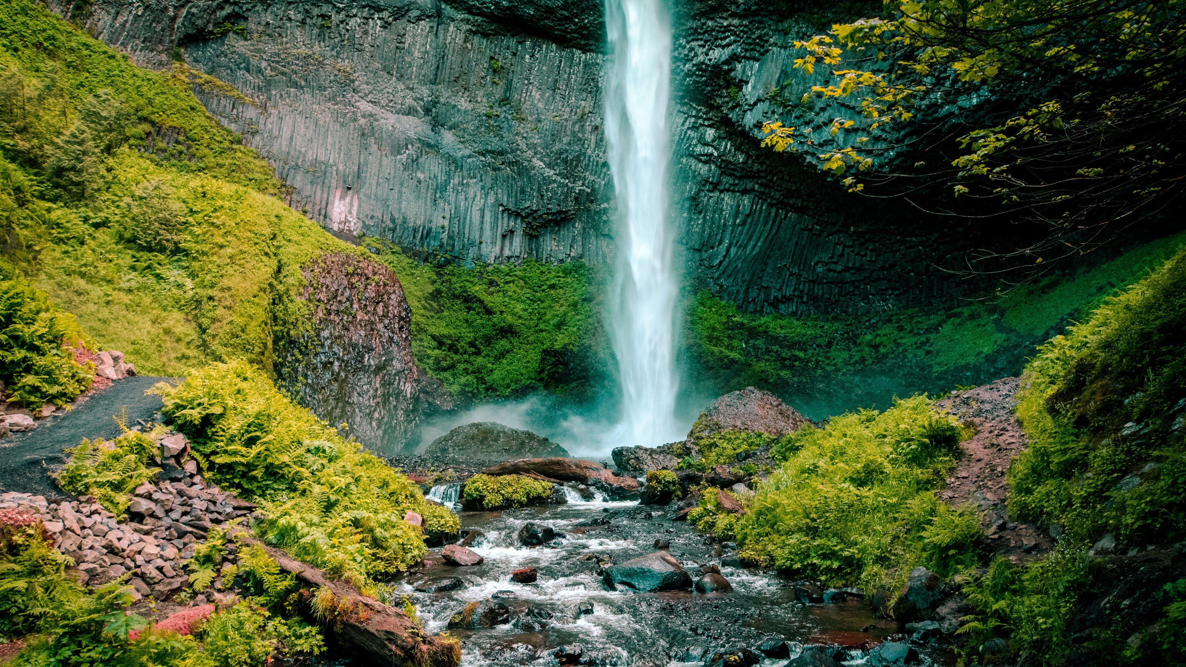 3840x2160 4K Puerto Rico Waterfall Wallpaper .line.