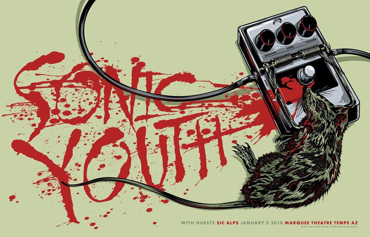 1200x770 Sonic Youth Gig Posters .