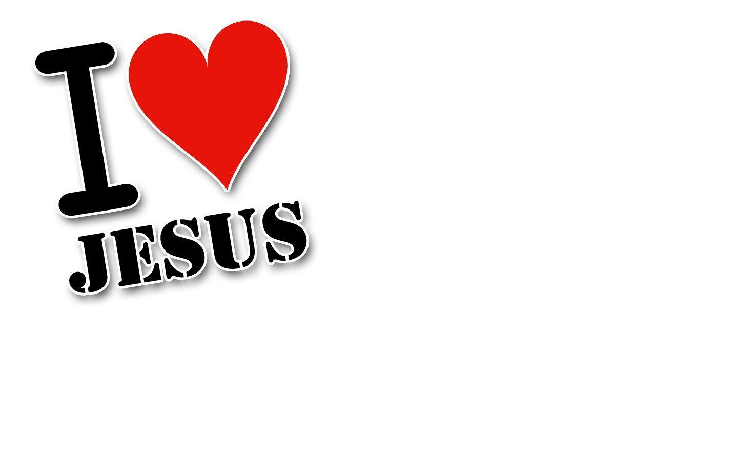 1440x900 I Love Jesus