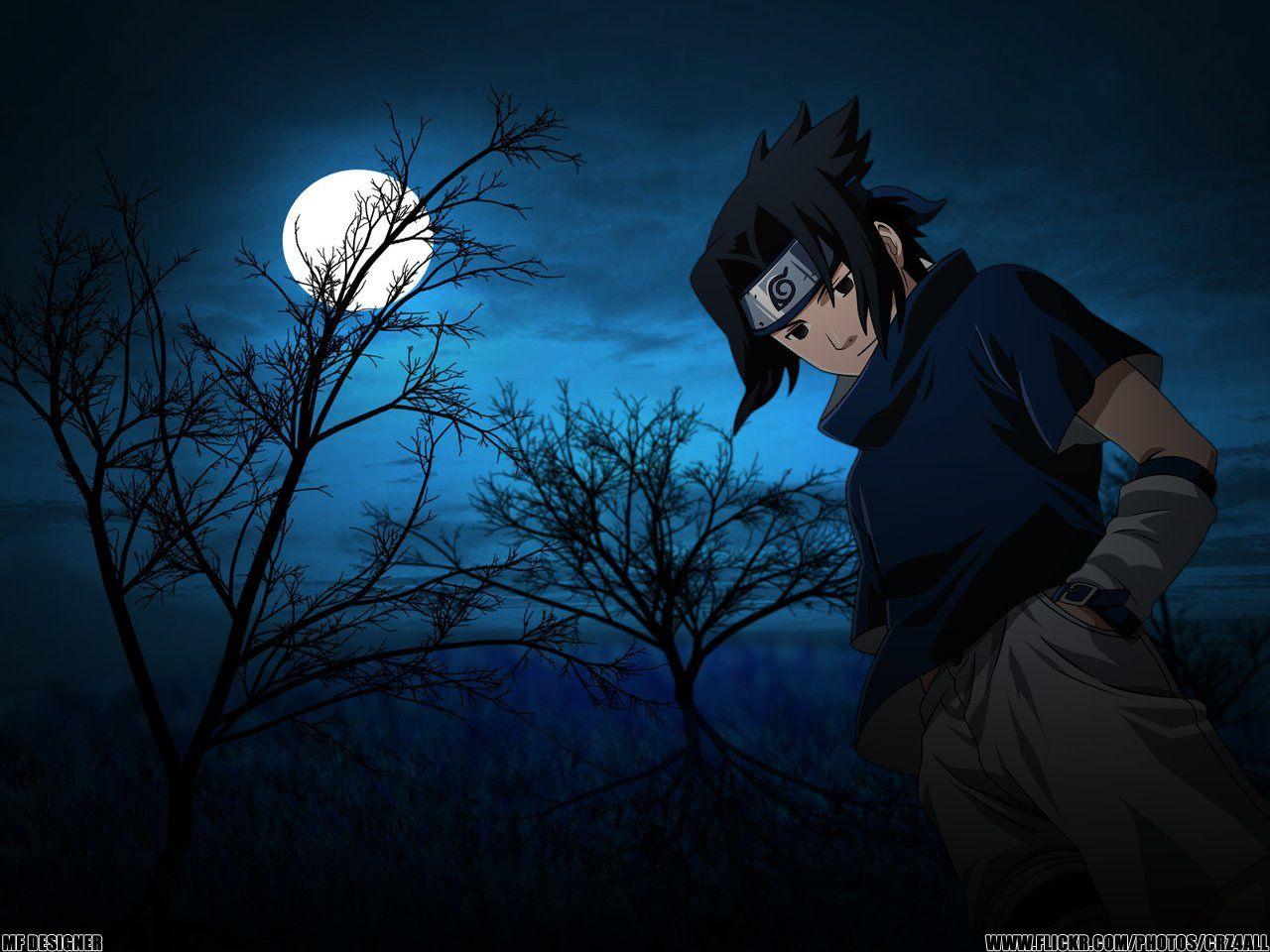 Blue Sasuke Wallpaper