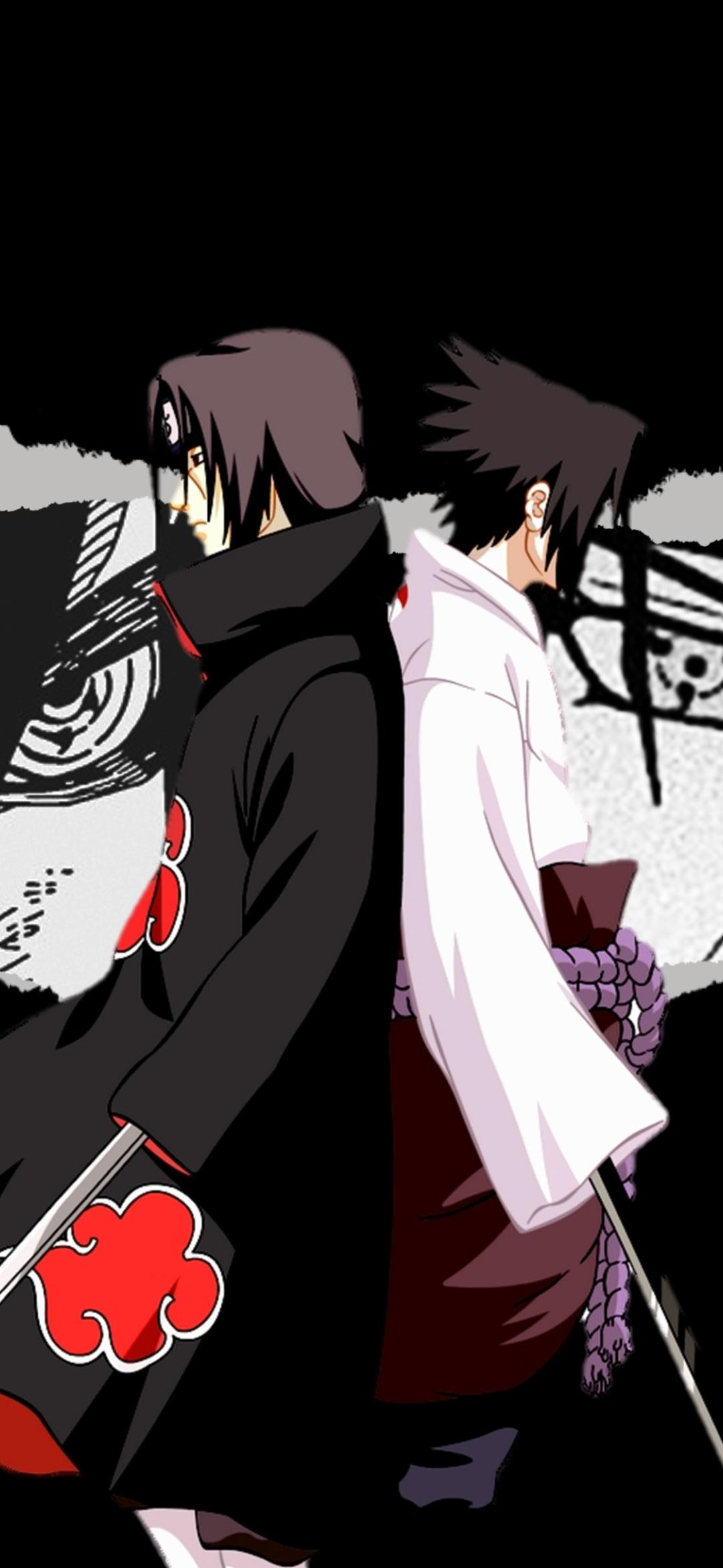1080x2340 Itachi vs Sasuke 4K Naruto .