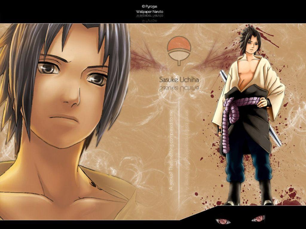 1024x768 Sasuke Uchiha (Character)