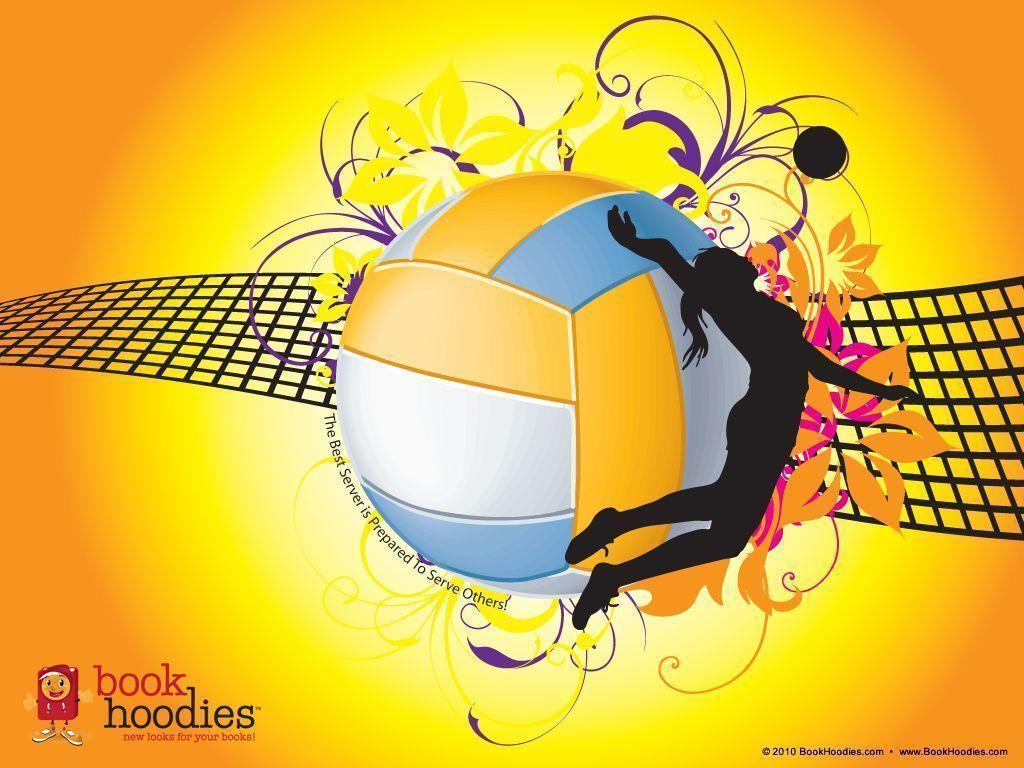 1024x768 Volleyball Emoji Wallpaper .