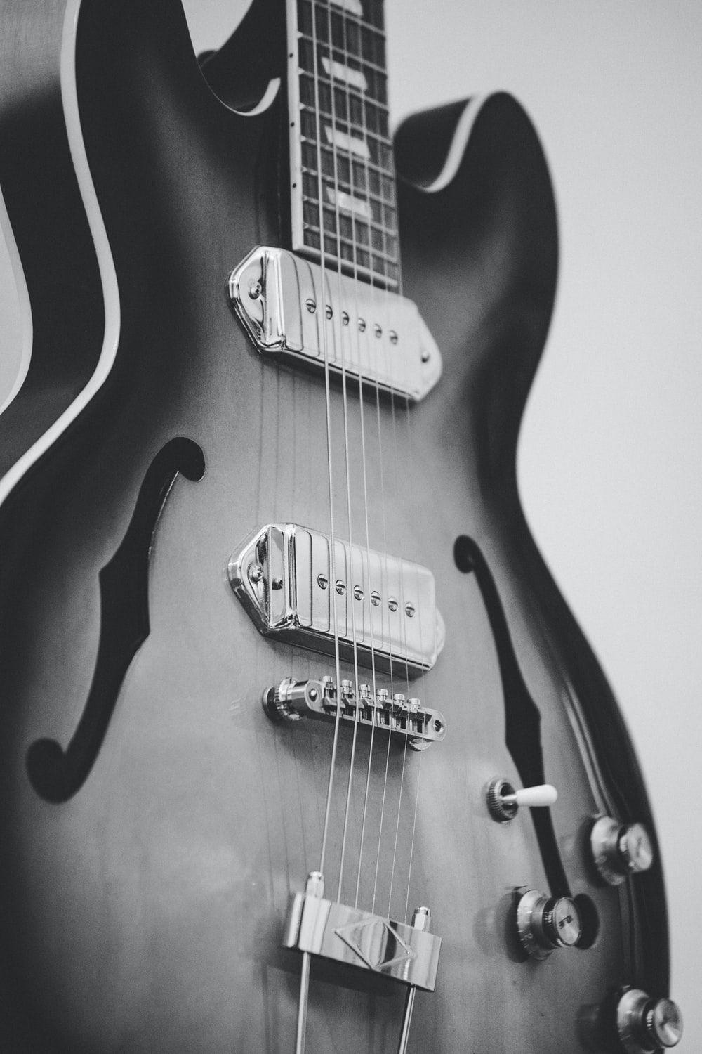 Black and White Guitar Wallpapers - Top Free Black and White Guitar