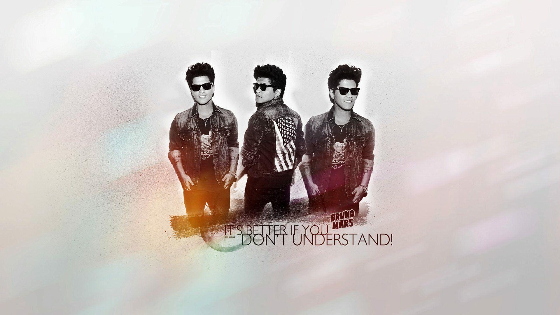 1920x1080 Bruno Mars Quotes hình nền