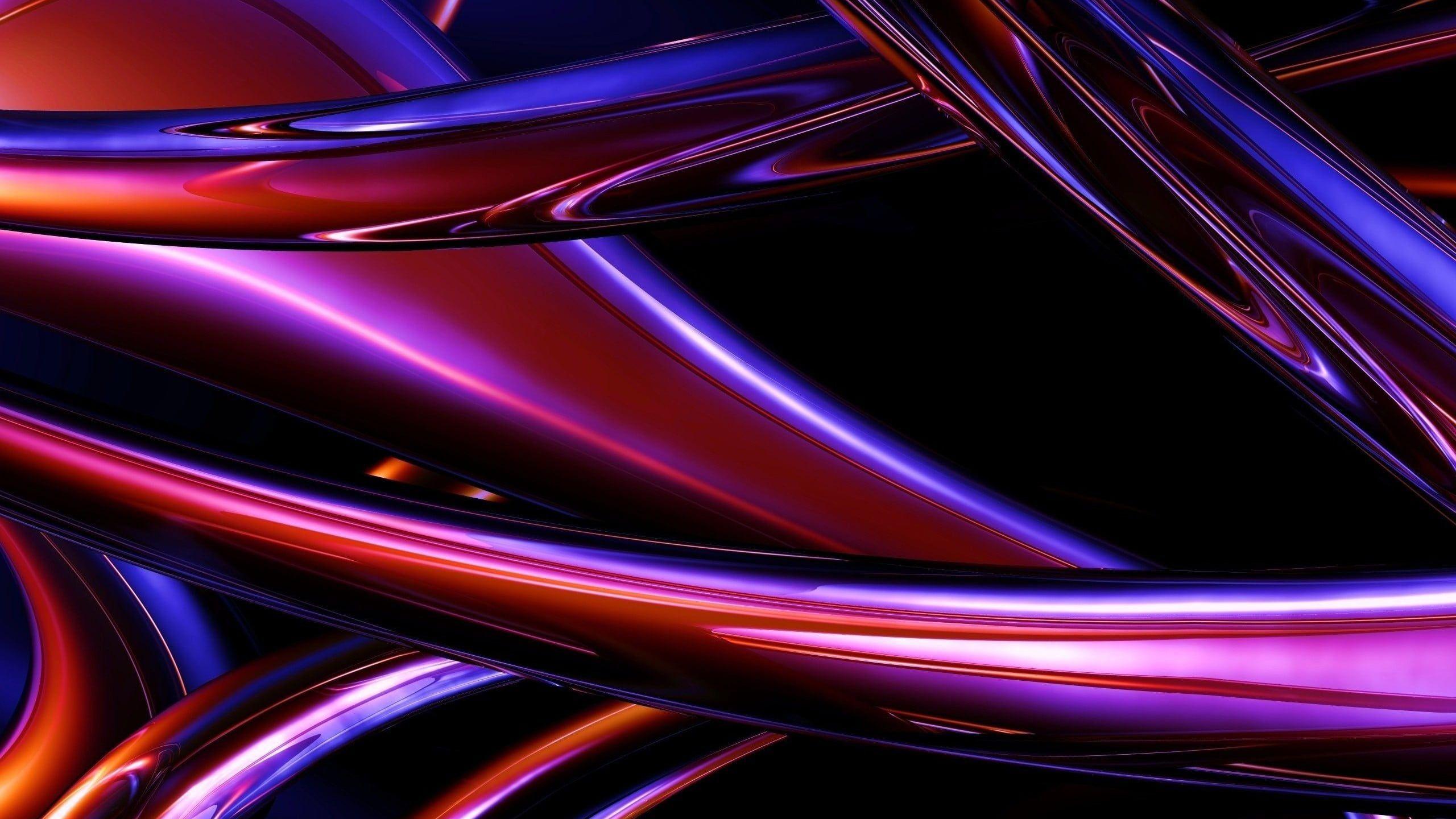 2560x1440 Purple and blue digital wallpaper .com