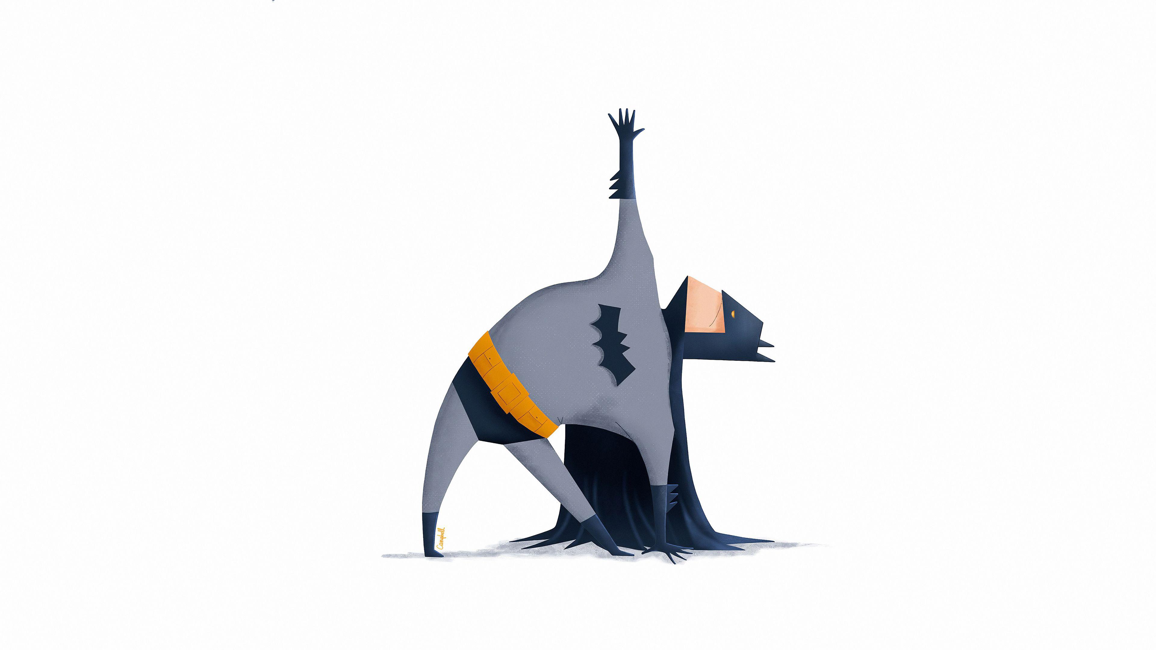 3840x2160 Batman Chibi Dc Comics Wallpaper .