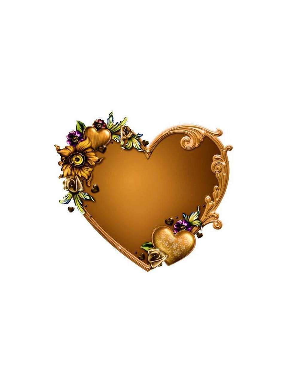 960x1280 Golden Heart wallpaper by hende09 .