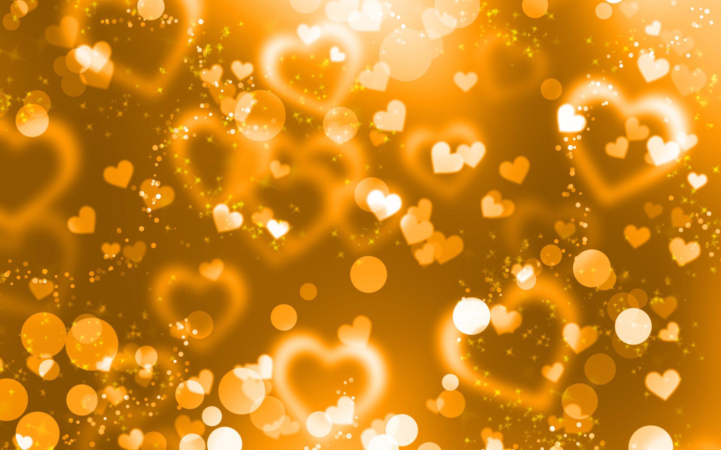 Gold Heart Wallpapers - Top Free Gold Heart Backgrounds - WallpaperAccess