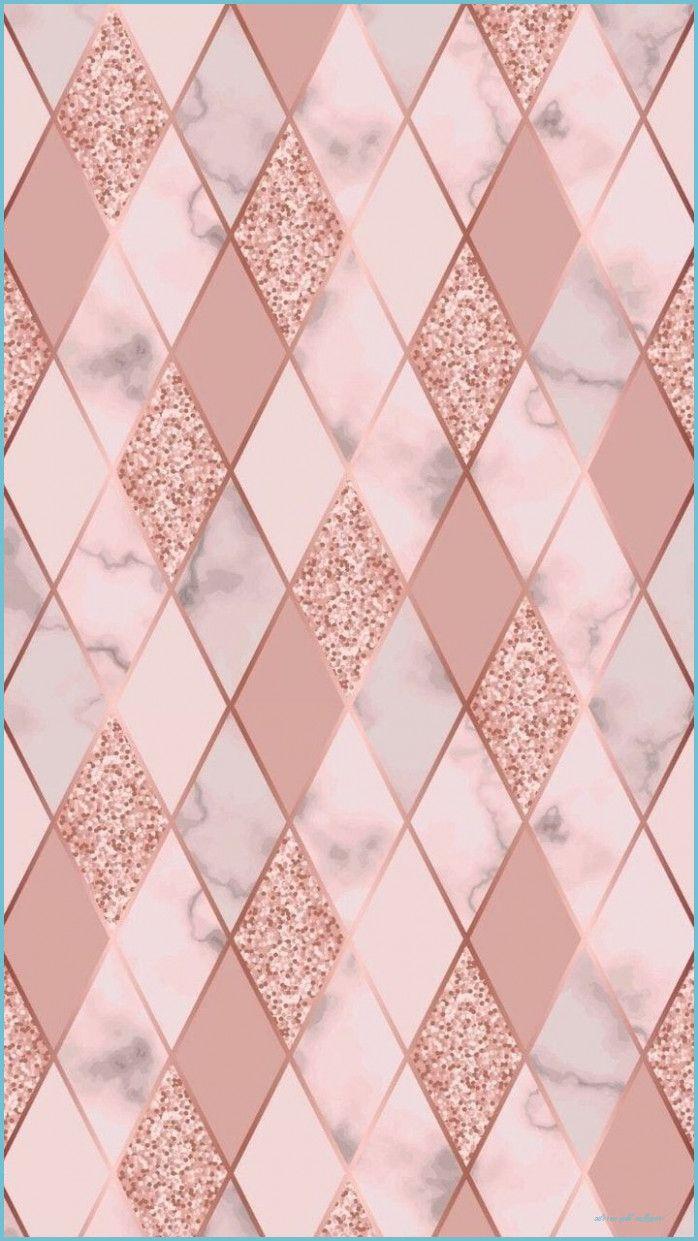 698x1241 Rose Gold Heart Wallpaper .