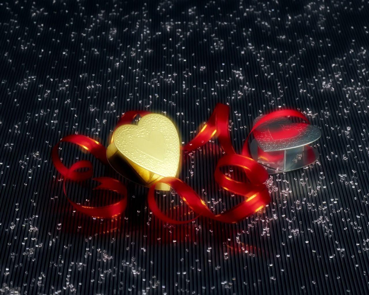 1280x1024 Christmas Hearts Wallpaper Christmas .all Free