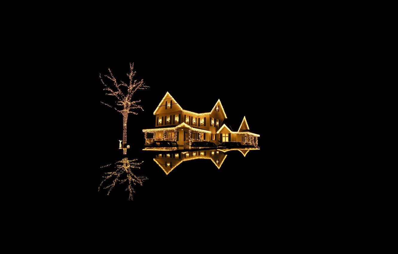 1332x850 Wallpaper light, lights, house .