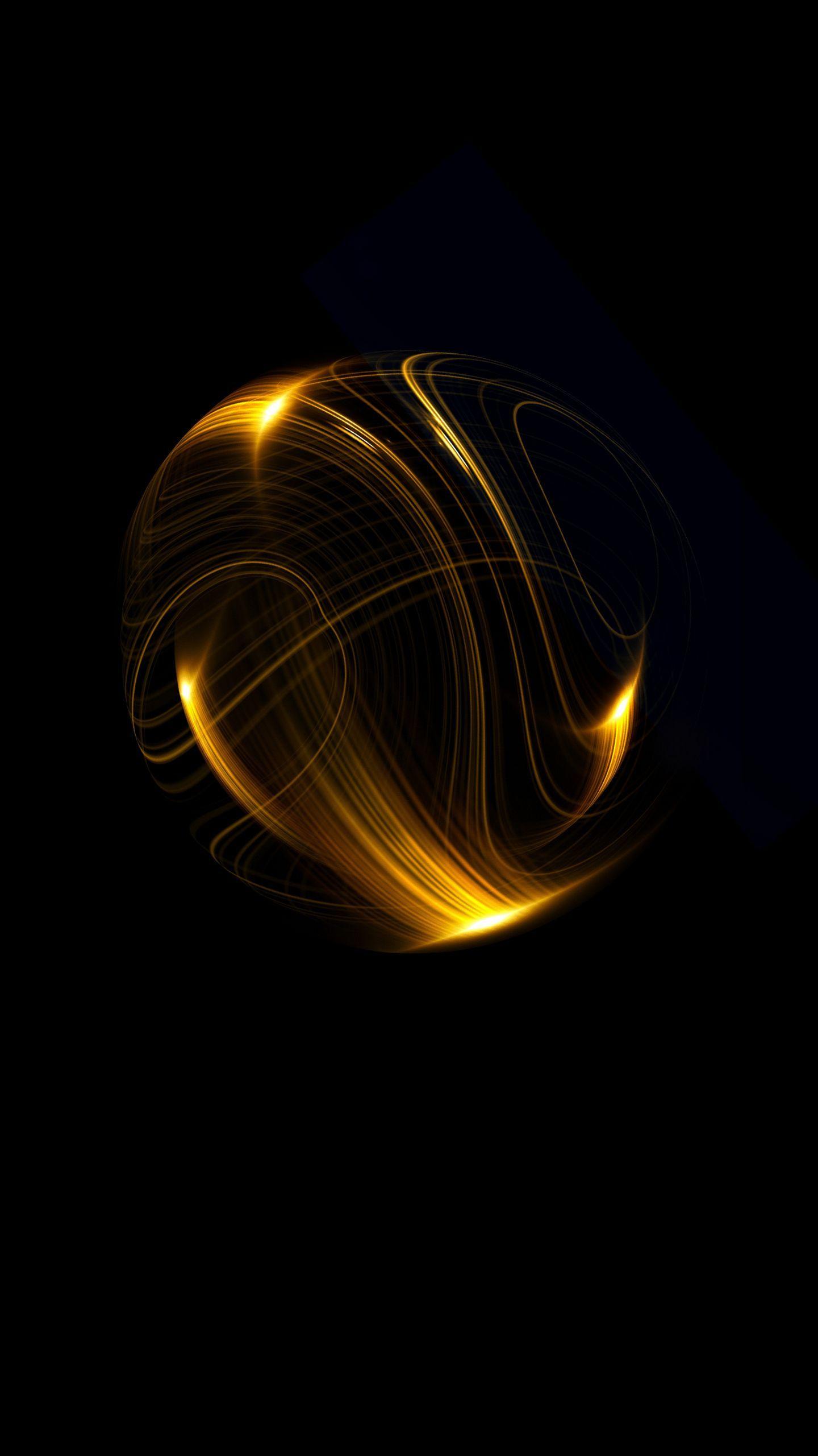 1440x2560 Wallpaper HD Gold