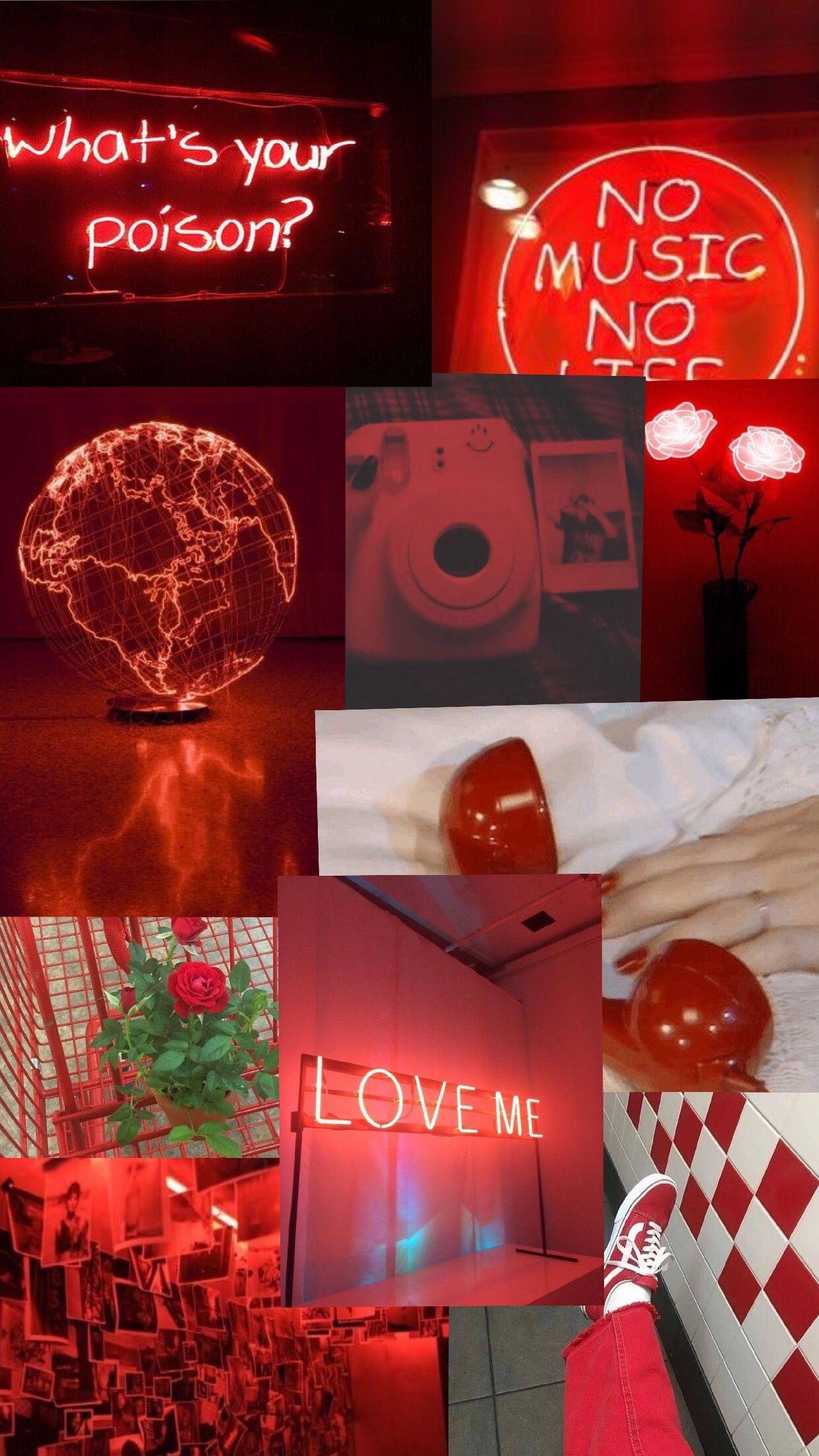 1242x2208 red #redtumblr #tumblr. Red and white wallpaper, Simple iphone wallpaper, Aesthetic iphone wallpaper