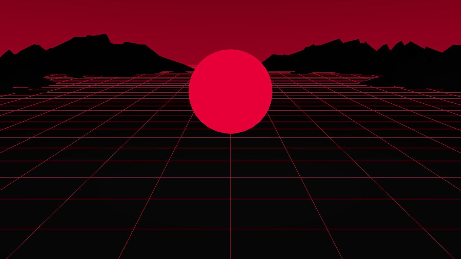 1920x1080 Aesthetic red wallpaper •