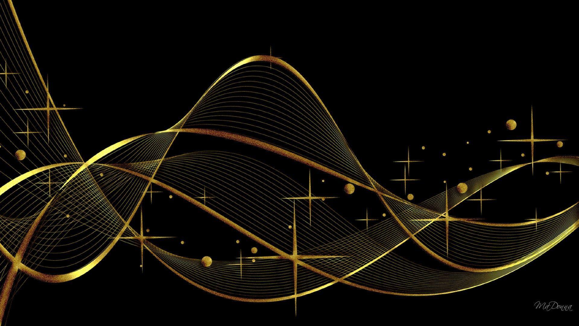 1920x1080 Elegant Wallpaper Black And Gold