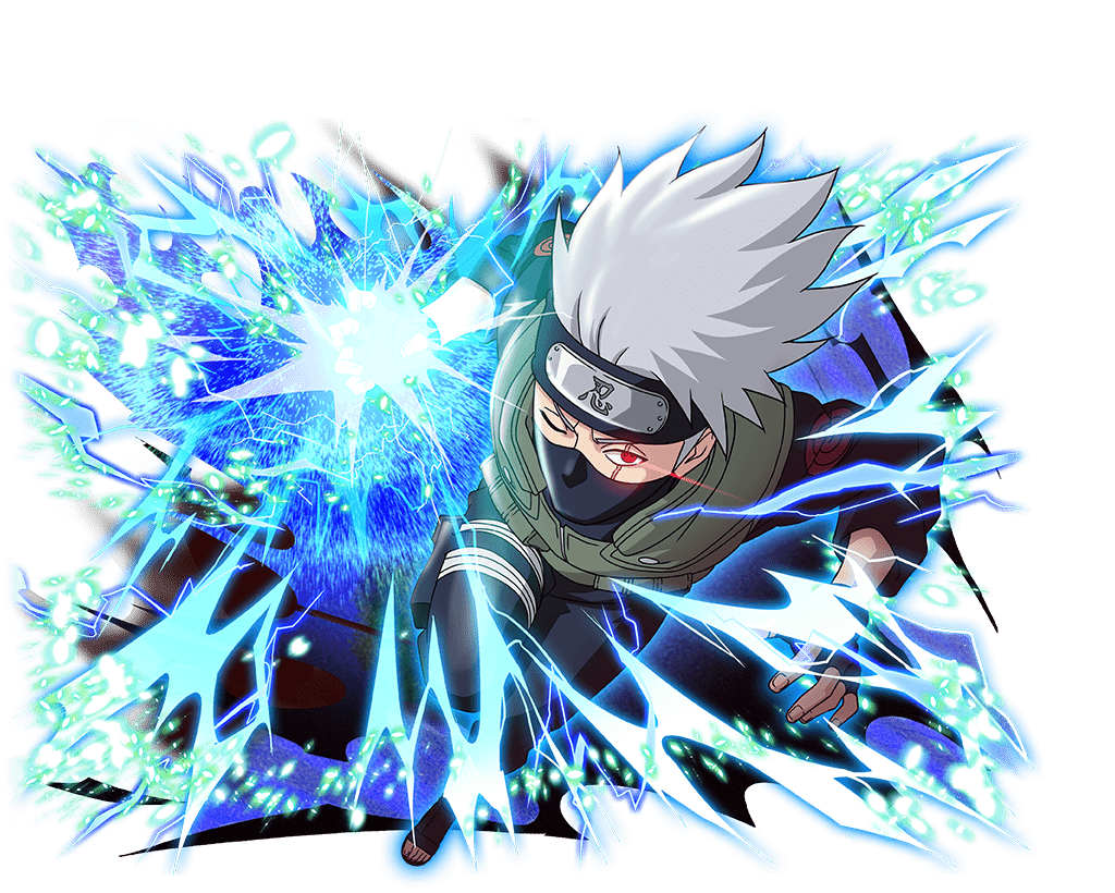 Naruto Kakashi Hatake Lightning Purple Desktop Wallpaper in 4K