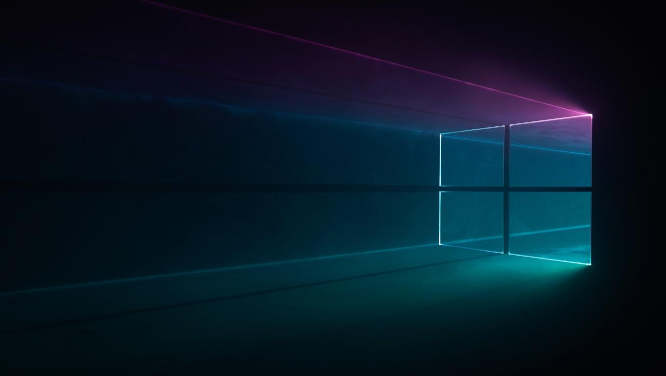 1360x768 Windows 10 Dark Desktop Laptop .