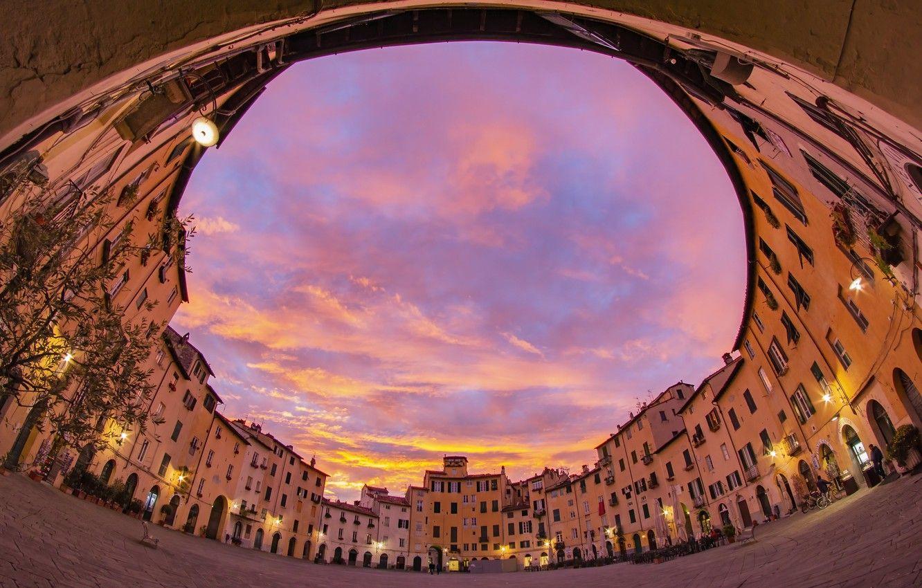 1332x850 Wallpaper Italy, Lucca, Пьяцца .