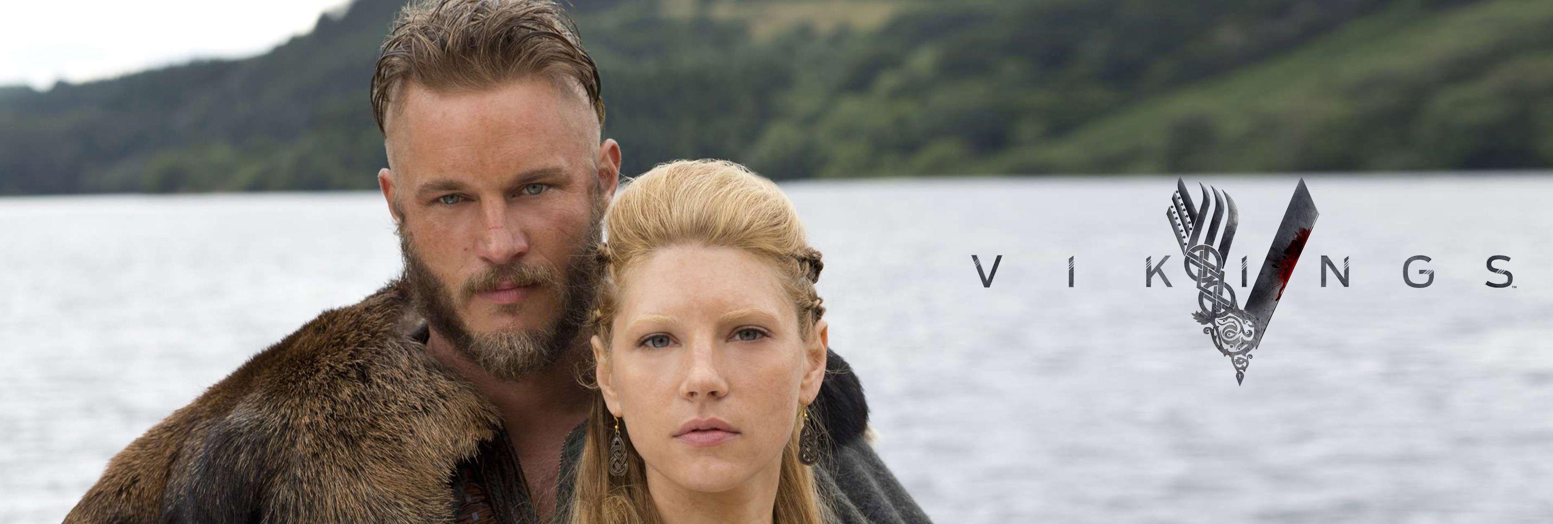3200x1080 Travis Fimmel And Katheryn Winnick .