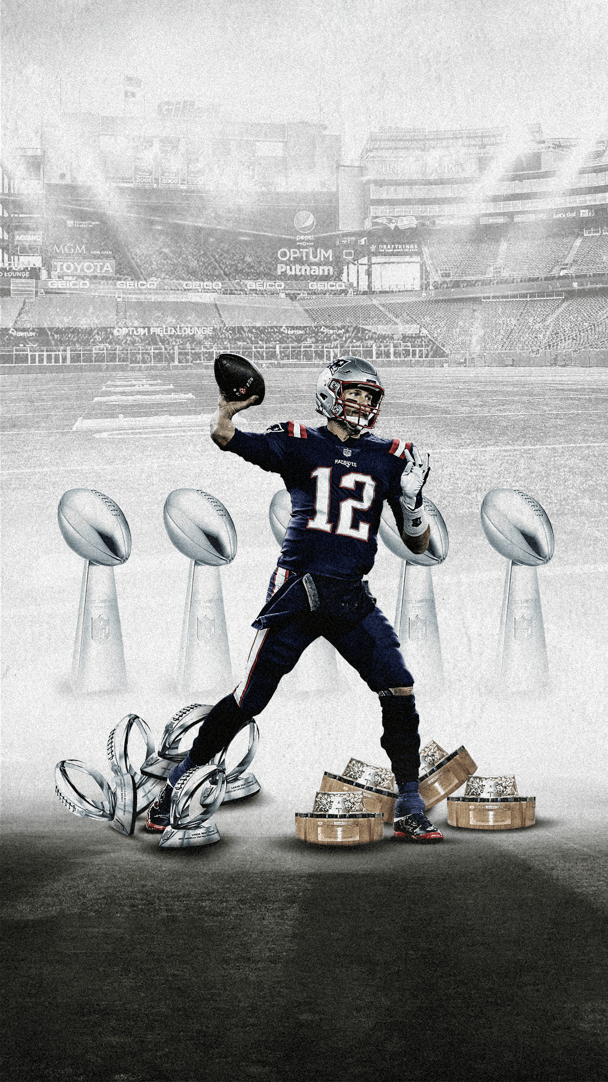 1242x2208 Made a wallpaper of the GOAT. :