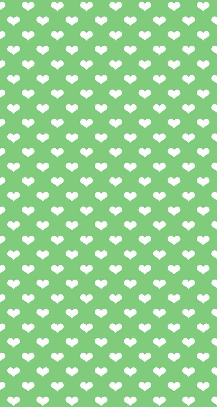 736x1377 Green Heart Background