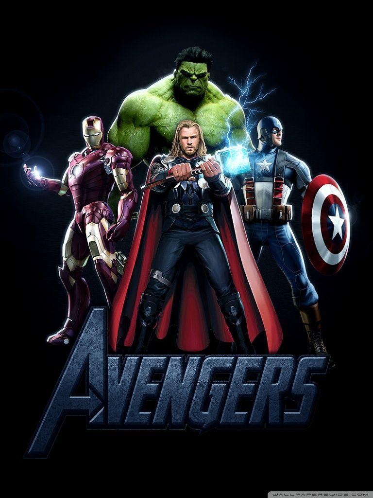 768x1024 The Avengers Movie 2012 HD desktop wallpaper : Widescreen : High