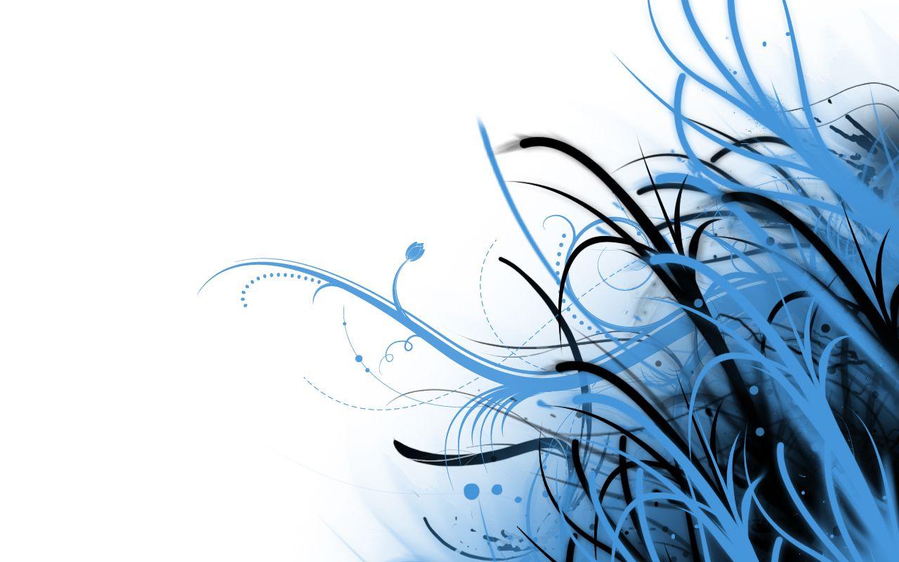 1280x800 Blue and White Wallpaper