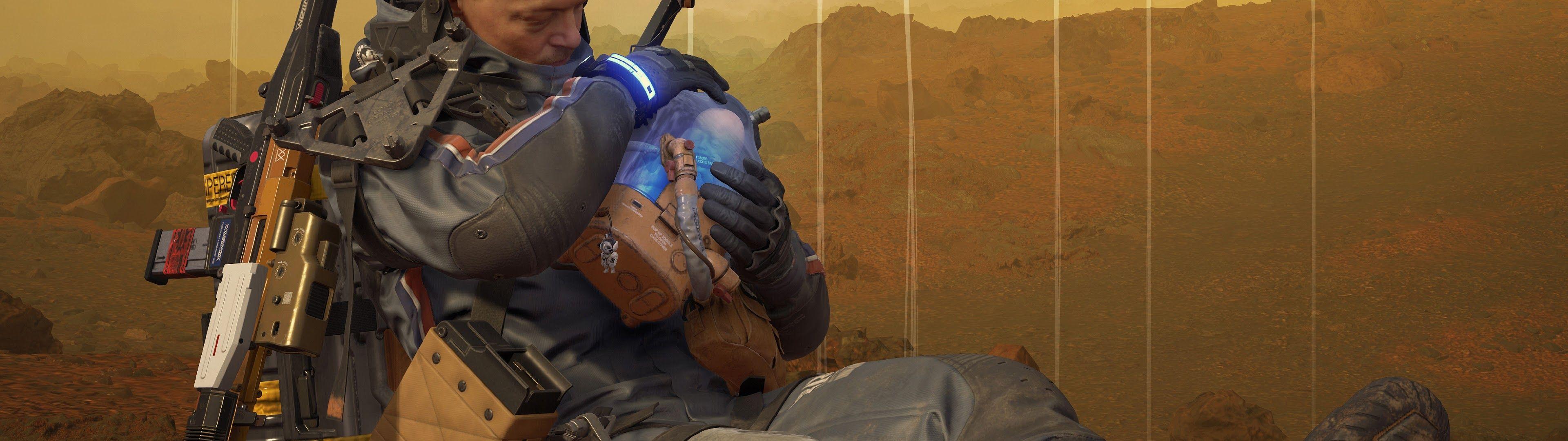 3840x1080 Death Stranding Sam Norman Reedus 4K Wallpaper