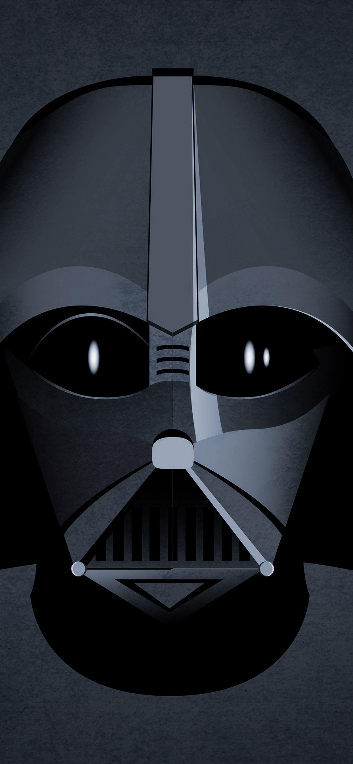 1125x2436 iPhone X wallpaper. starwars darth vader face dark illustration art hero