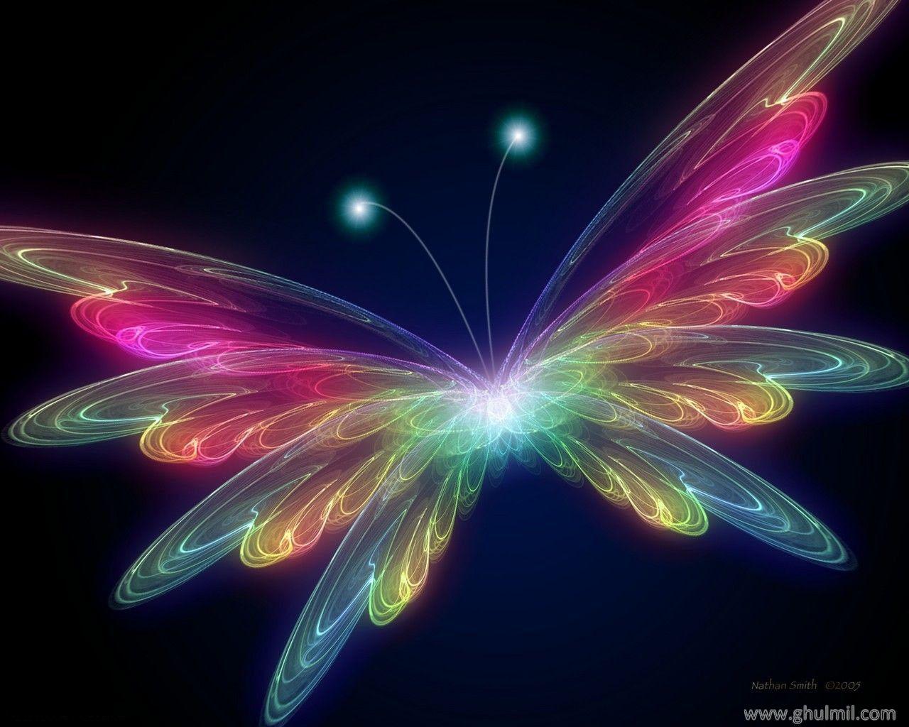 1280x1024 Pretty Butterfly Wallpaper