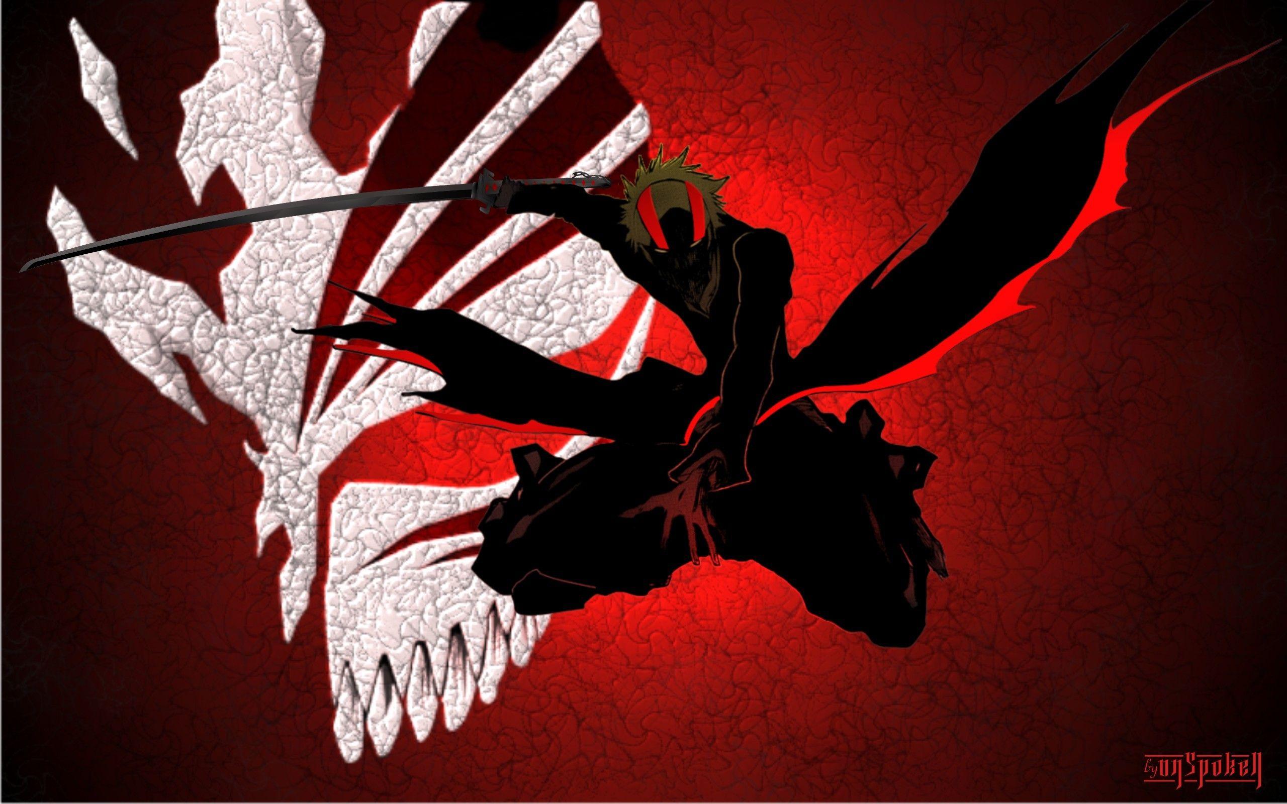 2560x1600 Bleach Hollow Ichigo Mask Kurosaki Hollow Ichigo Wallpaper HD