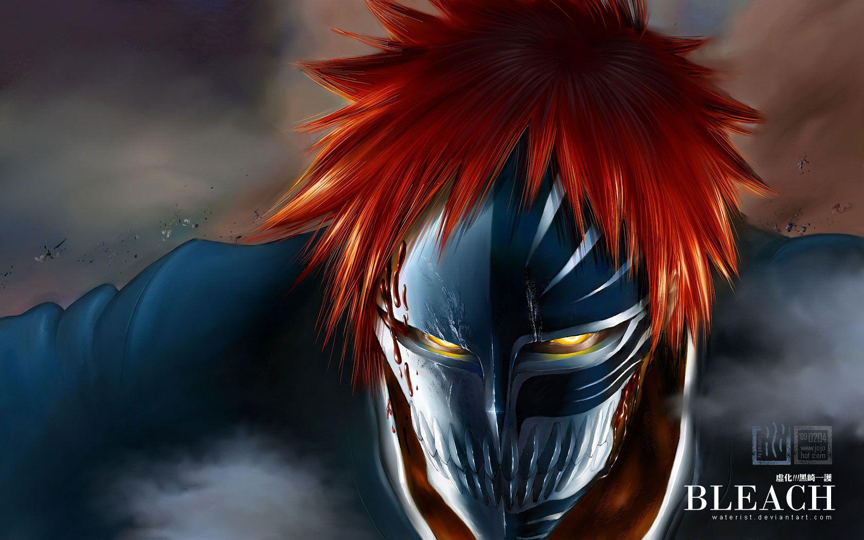 1680x1050 Bleach kurosaki ichigo mask waterist wallpaperx1050