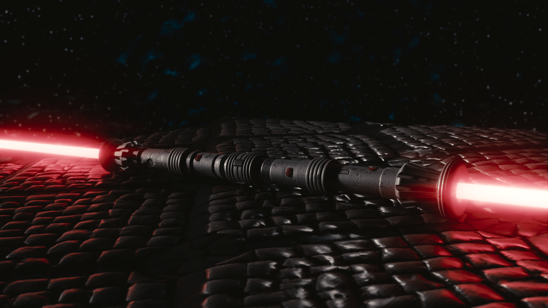 1920x1080 Star Wars Darth Maul Lightsaber HD Wallpaper