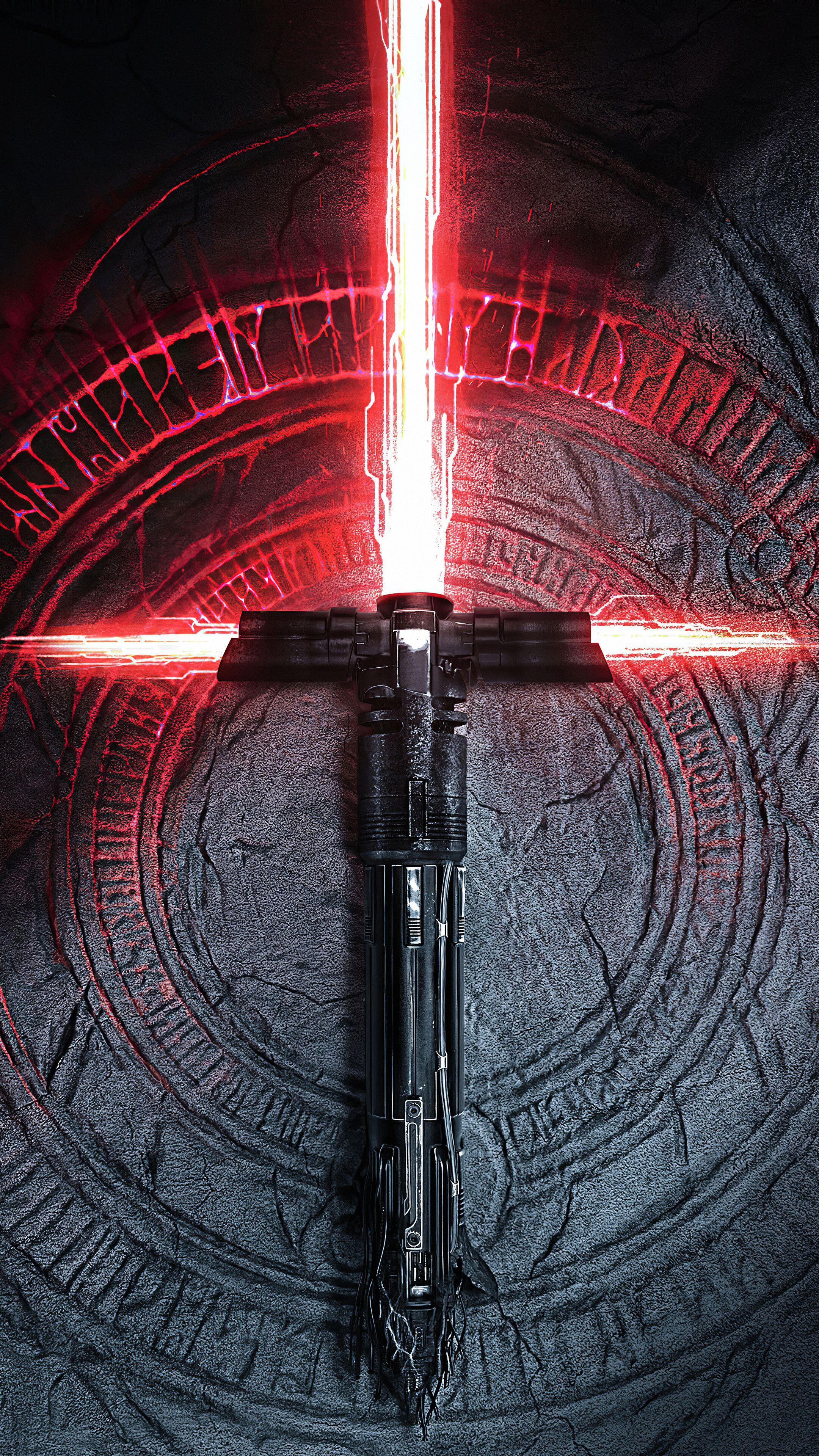 2160x3840 Kylo Ren, Lightsaber, Star Wars, 4K phone HD Wallpaper, Image, Background, Photo and Picture
