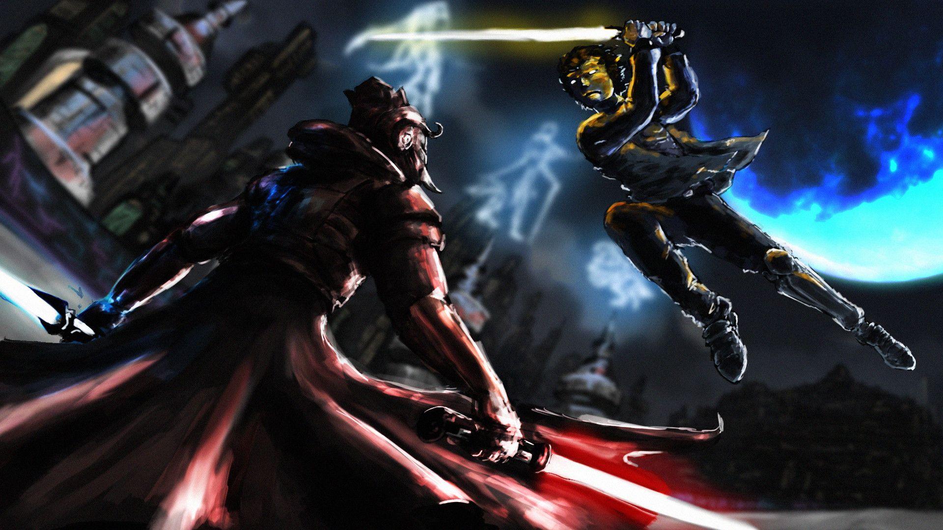 1920x1080 Lightsaber Duel