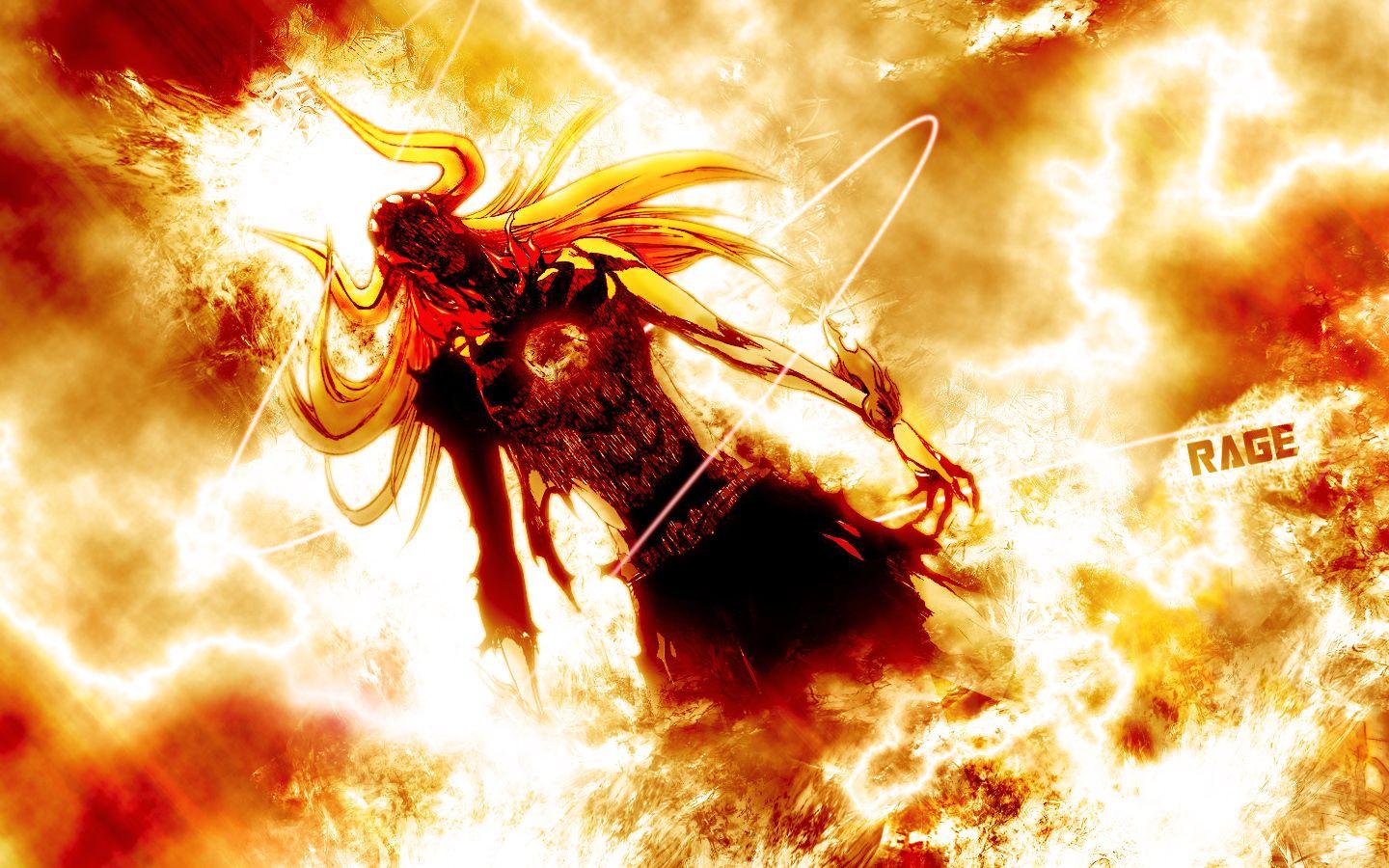 1440x900 Bleach Wallpaper: Bursting with rage