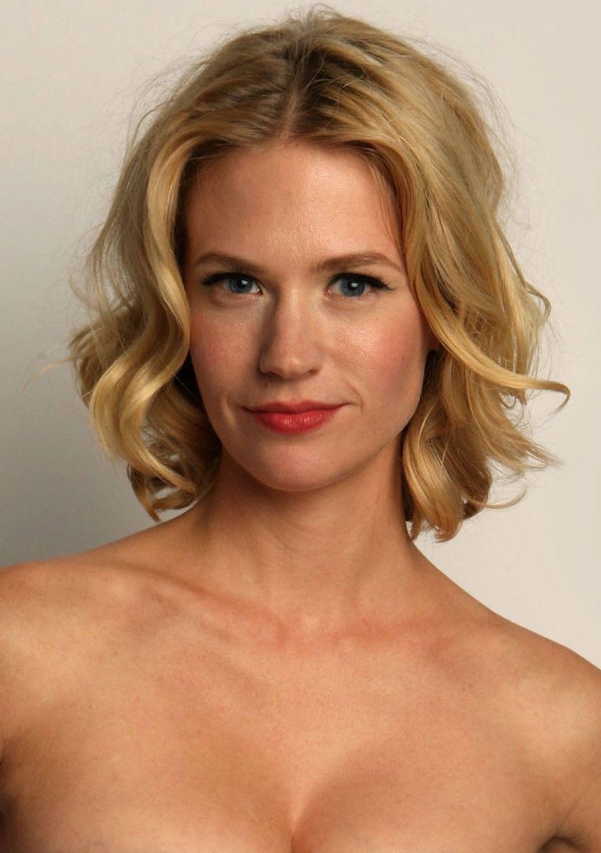 845x1200 January Jones. January jones hair, Chin length hair, Hair styles
